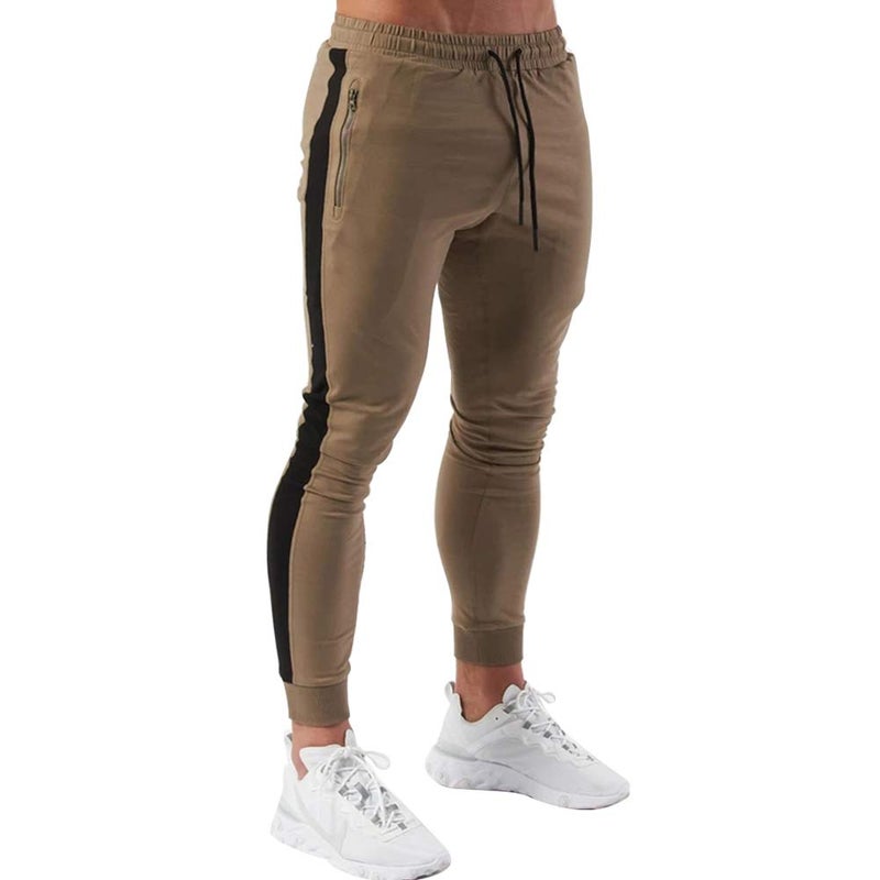PIDOGYM سروال رياضي للرجال من PIDOGYM، بنمط ضيق، بنطلون جوجرز رياضي مع جيوب بسحاب - Image 2